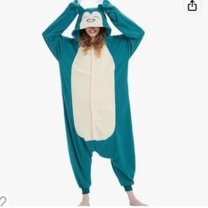 Snorlax Onesie Pokémon Costume Romper Jumpsuit